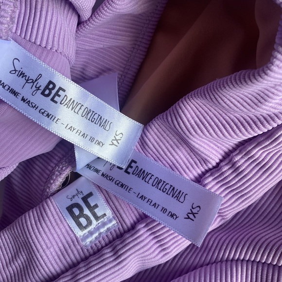 SIMPLY BE YOUTH XS -BEREFINED DANCEWEAR SET PURPLE - Picture 7 of 9